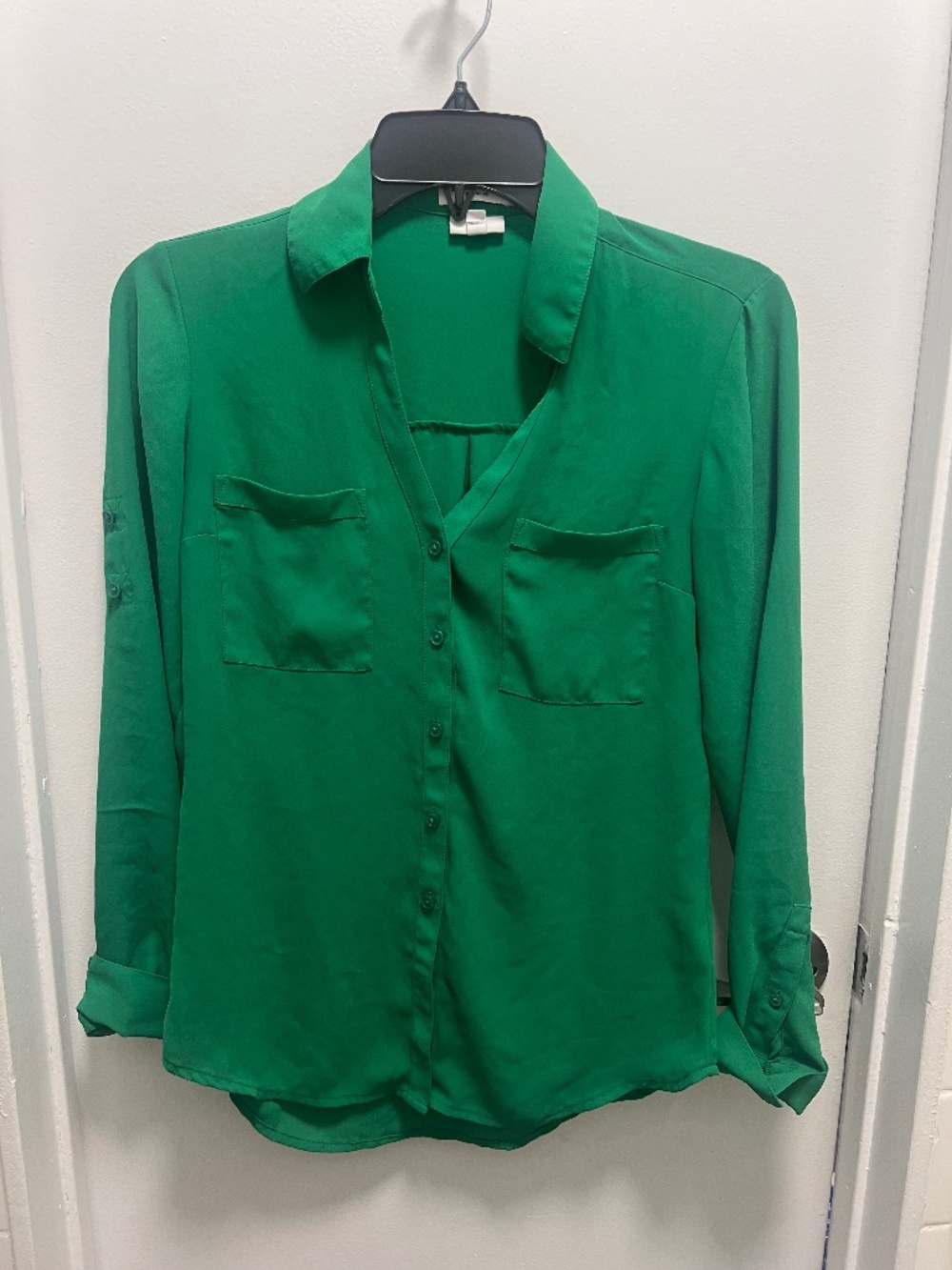 Express Bright Green Portofino Shirt